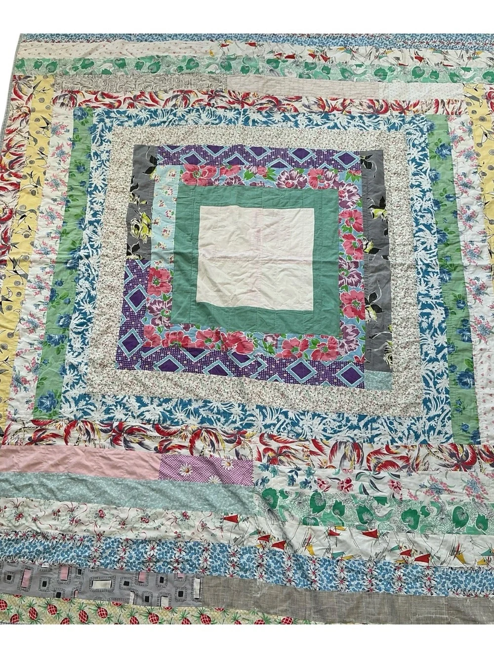 Handmade vintage patchwork